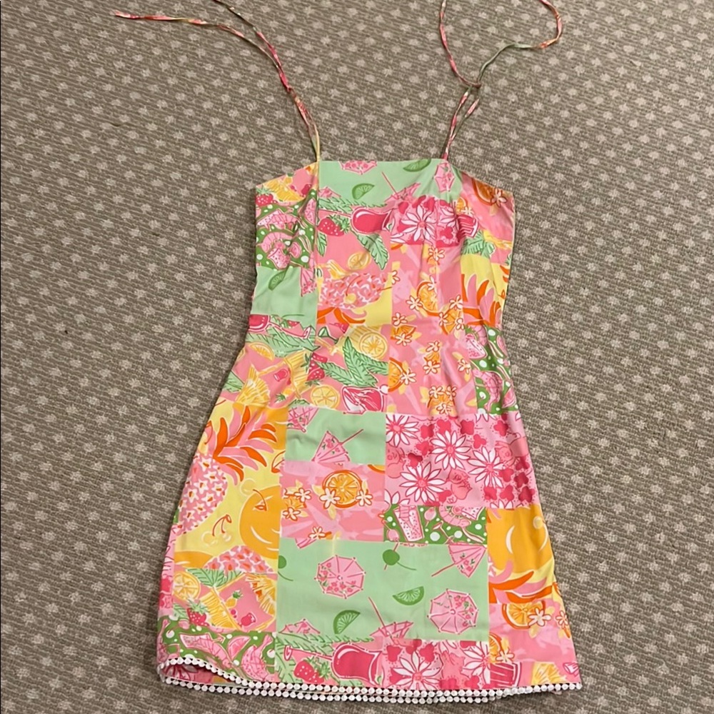 Lilly Pulitzer Multicolor Patchwork Dress - image 1